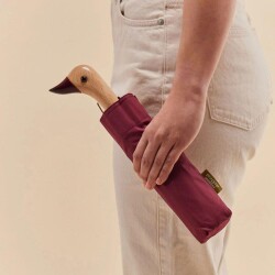 Original Duckhead Duck Kompakt Şemsiye Bordo - 4