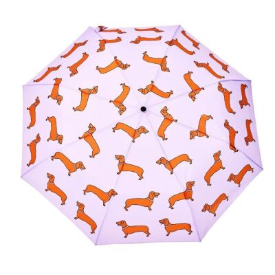 Original Duckhead Duck Kompakt Şemsiye Dachshund Purple - 2