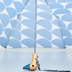 Original Duckhead Duck Kompakt Şemsiye Denim Moon - 4