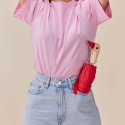 Original Duckhead Duck Kompakt Şemsiye Kırmızı - 4