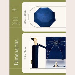 Original Duckhead Duck Kompakt Şemsiye Lacivert - 8