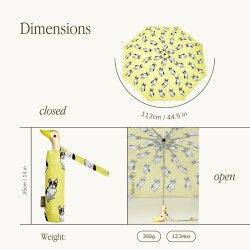 Original Duckhead Duck Kompakt Şemsiye Orman Yeşili - 5