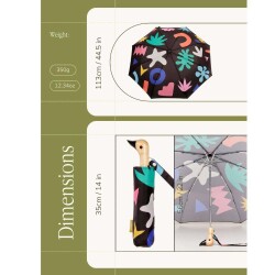 Original Duckhead Duck Kompakt Şemsiye Palma - 5