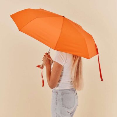 Original Duckhead Duck Kompakt Şemsiye Papaya Turuncu - 6