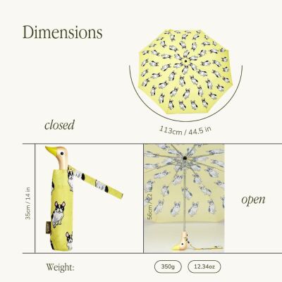 Original Duckhead Duck Kompakt Şemsiye Pembe - 5