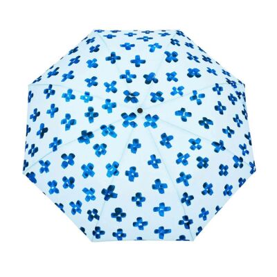 Original Duckhead Floral Rain Compact Duck Şemsiye Mavi - 2