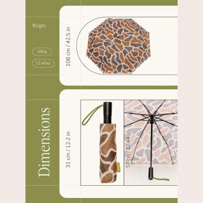 Original Duckhead The Daily Beige Ripples Otomatik Şemsiye - 6