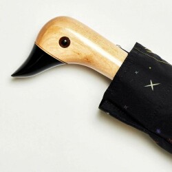 Original Duckhead Zodiac Compact Duck Şemsiye Siyah - 5