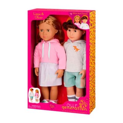 Our Generation Lizzie & Oliver Oyuncak Bebekler - 46 cm - 2