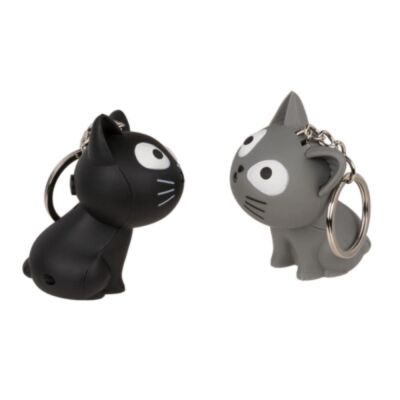 Out of the Blue Sesli ve Işıklı Kedi Anahtarlık - 3