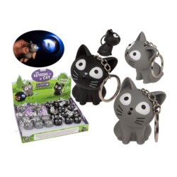 Out of the Blue Sesli ve Işıklı Kedi Anahtarlık - 5
