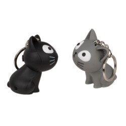 Out of the Blue Sesli ve Işıklı Kedi Anahtarlık - 3