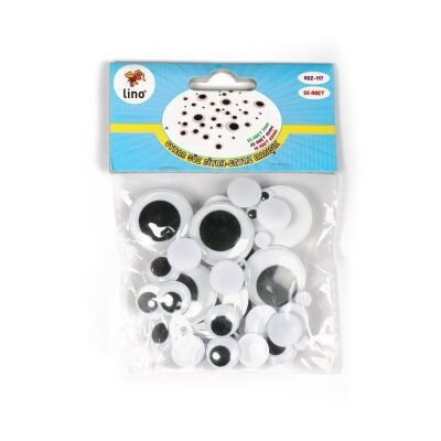 Oynar Göz Karışık Siyah Beyaz 50li - 1