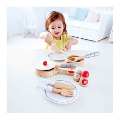 Oyuncak Pişirme ve Servis Seti - 3