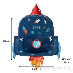 Packnjoy Çocuk Sırt Çantası Medium Star Explorer - 4