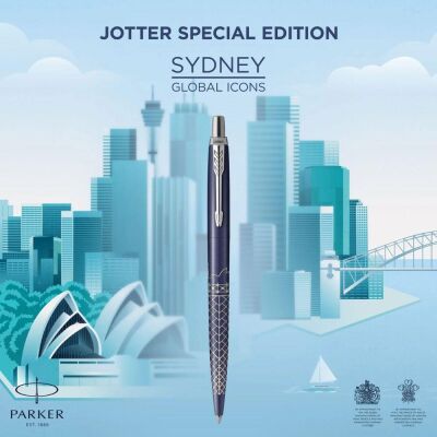 Parker Tükenmez Kalem Jotter Se Sydney Mavi Ct - 2