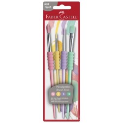 Pastel Renk Yumuşak Fırça Seti - 1