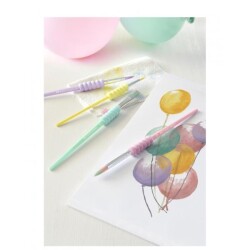 Pastel Renk Yumuşak Fırça Seti - 2