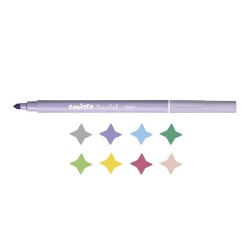 Carioca Pastel Renkler Yıkanabilir Keçeli Boya Kalemi 8'li - 2