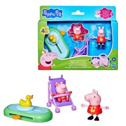 Peppa Pig Oyun Seti Peppa & Evies Park Fun - Hasbro