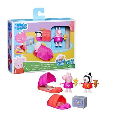 Peppa Pig Oyun Seti Peppa's Sleepover - 1