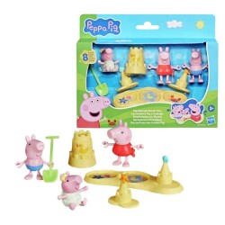 Peppa Pig Oyun Seti Pig Siblings Beach Day - Hasbro