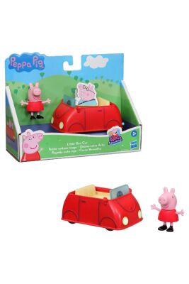 Peppa Pig Tekli Figür ve Araç Little Red Car - 1