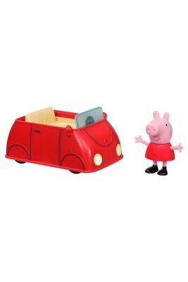 Peppa Pig Tekli Figür ve Araç Little Red Car - 2