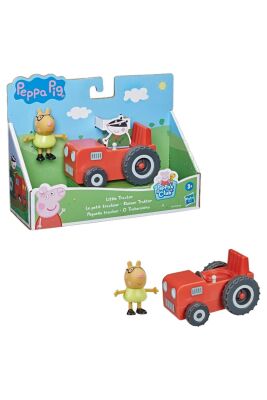 Peppa Pig Tekli Figür ve Araç Little Tractor - 1
