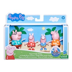 Peppa Pig ve Ailesi Dörtlü Figür Seti Peppa's Family Holiday - Hasbro