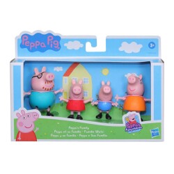 Peppa Pig ve Ailesi Dörtlü Figür Seti Peppa's Family - Hasbro