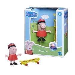 Peppa Pig ve Arkadaşları Tekli Peppa Pig ve Kaykay - Hasbro