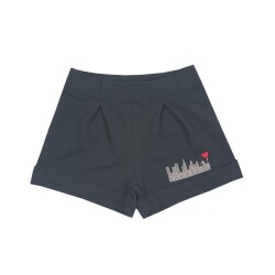 Pileli Kız Şort - Karamela