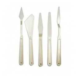 Plastik Spatül 5li Set Beyaz - Muhtelif
