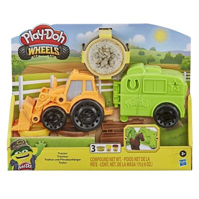 Play Doh Çalışkan Traktör ve Römork Oyun Hamuru Seti - 1