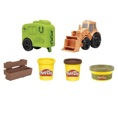 Play Doh Çalışkan Traktör ve Römork Oyun Hamuru Seti - 3