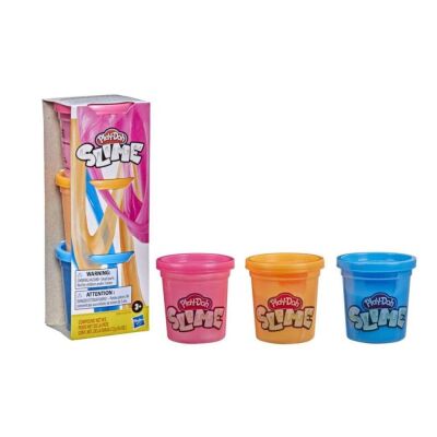 Play Doh Slime 3lü Hamur Fuşya Oranj Mavi - 1