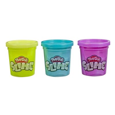 Play Doh Slime 3lü Hamur Sarı Turkuaz Mor - 1