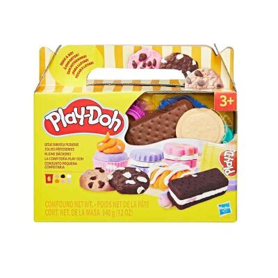Play Doh Yiyecek Şekilleri Little Bakery Oyun Seti - 1