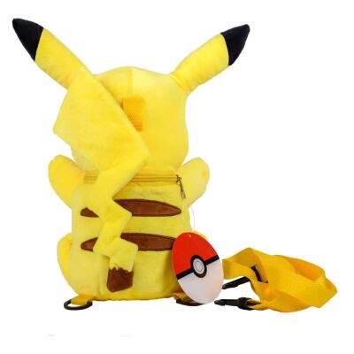 Pokemon Pikachu Plush Backpack Peluş Sırt Çantası - 2