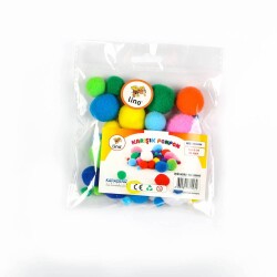 Ponpon Karışık 40lı - Lino