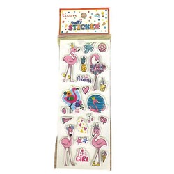 Puffy Sticker Flamingo - Ticon