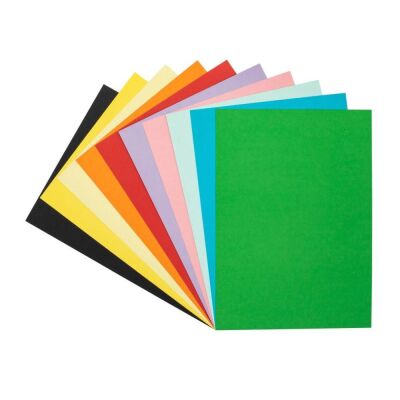 Puti Fon Kartonu 25x35 Cm 10 Lu Karışık Renk - 1