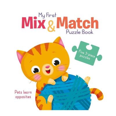 Puzzle Kitap Pets Learn Opposites - 1