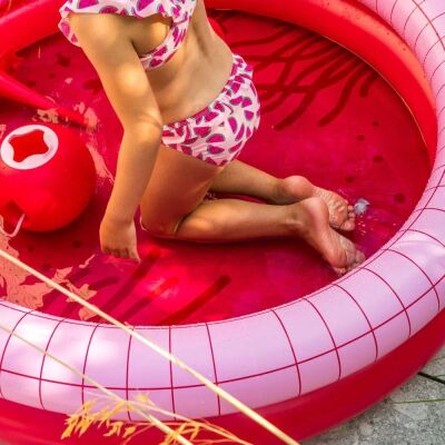 Quut Dippy Şişme Çocuk Yüzme Havuzu Çap 120 cm Cherry - 5