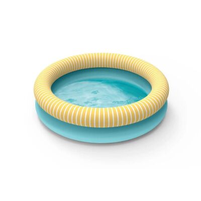 Quut Dippy Şişme Çocuk Yüzme Havuzu Çap 80 Banana Blue - 1