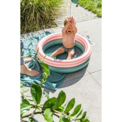 Quut Dippy Şişme Çocuk Yüzme Havuzu Çap 80 Garden Green - 4