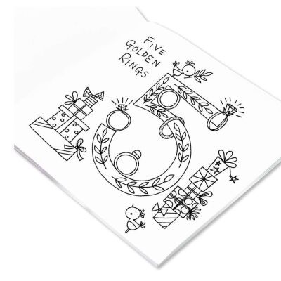 Rachel Ellen Boyama Kitabı 12 Days Of Cristmas - 2