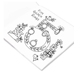 Rachel Ellen Boyama Kitabı 12 Days Of Cristmas - 2