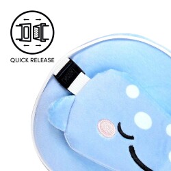 Relaxeazzz Seyahat Yastığı ve Göz Maskesi Adoramals Aoi The Whale Shark - 5